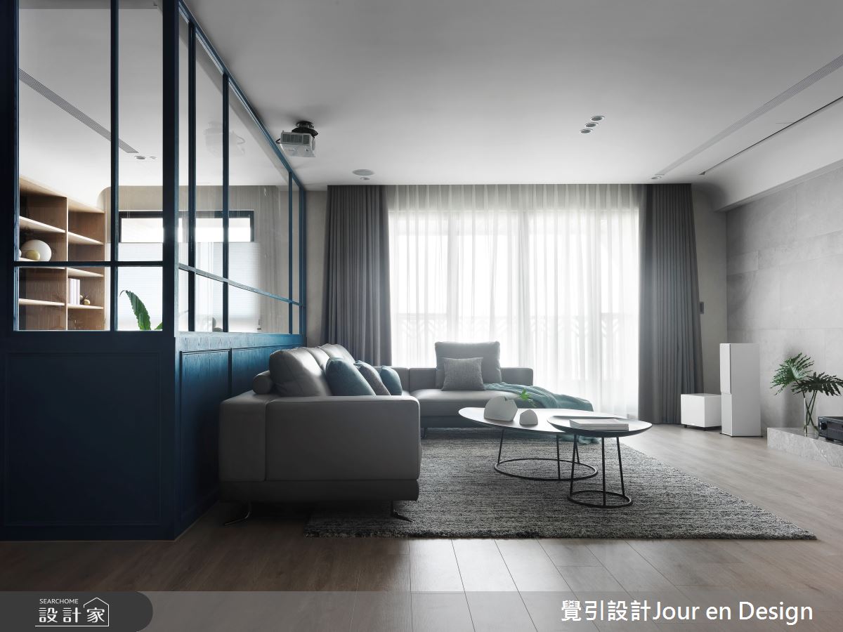 60坪毛胚屋＿現代風客廳案例圖片＿覺引設計Jour en Design＿覺引_高雄_達麗宮廷之10