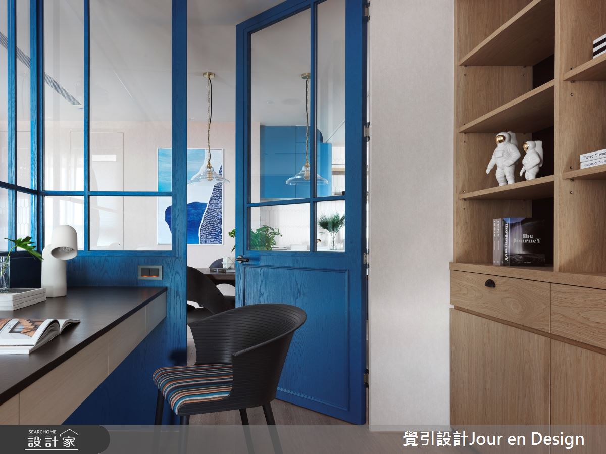 60坪毛胚屋＿現代風書房案例圖片＿覺引設計Jour en Design＿覺引_高雄_達麗宮廷之15