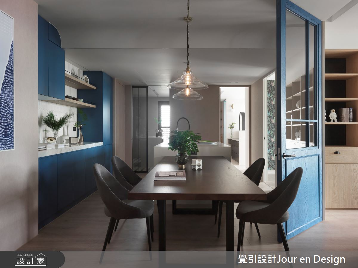 60坪毛胚屋＿現代風餐廳中島案例圖片＿覺引設計Jour en Design＿覺引_高雄_達麗宮廷之18