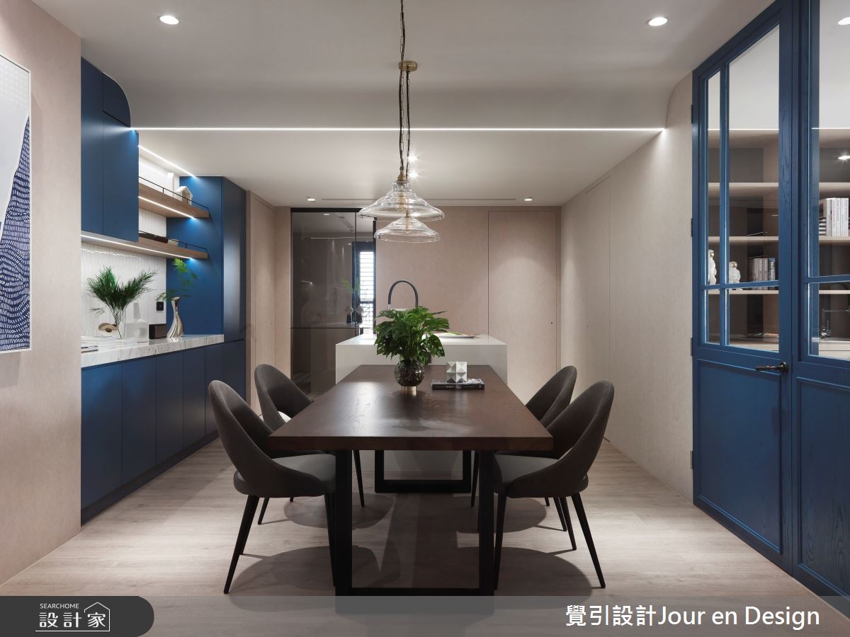 60坪毛胚屋＿現代風餐廳中島案例圖片＿覺引設計Jour en Design＿覺引_高雄_達麗宮廷之22