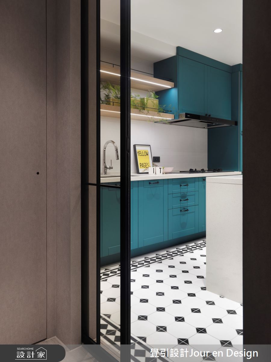60坪毛胚屋＿現代風廚房中島案例圖片＿覺引設計Jour en Design＿覺引_高雄_達麗宮廷之27