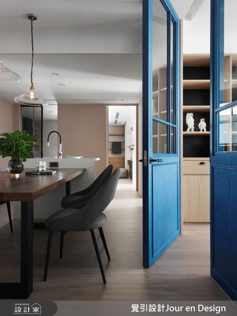 60坪毛胚屋＿現代風餐廳中島案例圖片＿覺引設計Jour en Design＿覺引_高雄_達麗宮廷之17