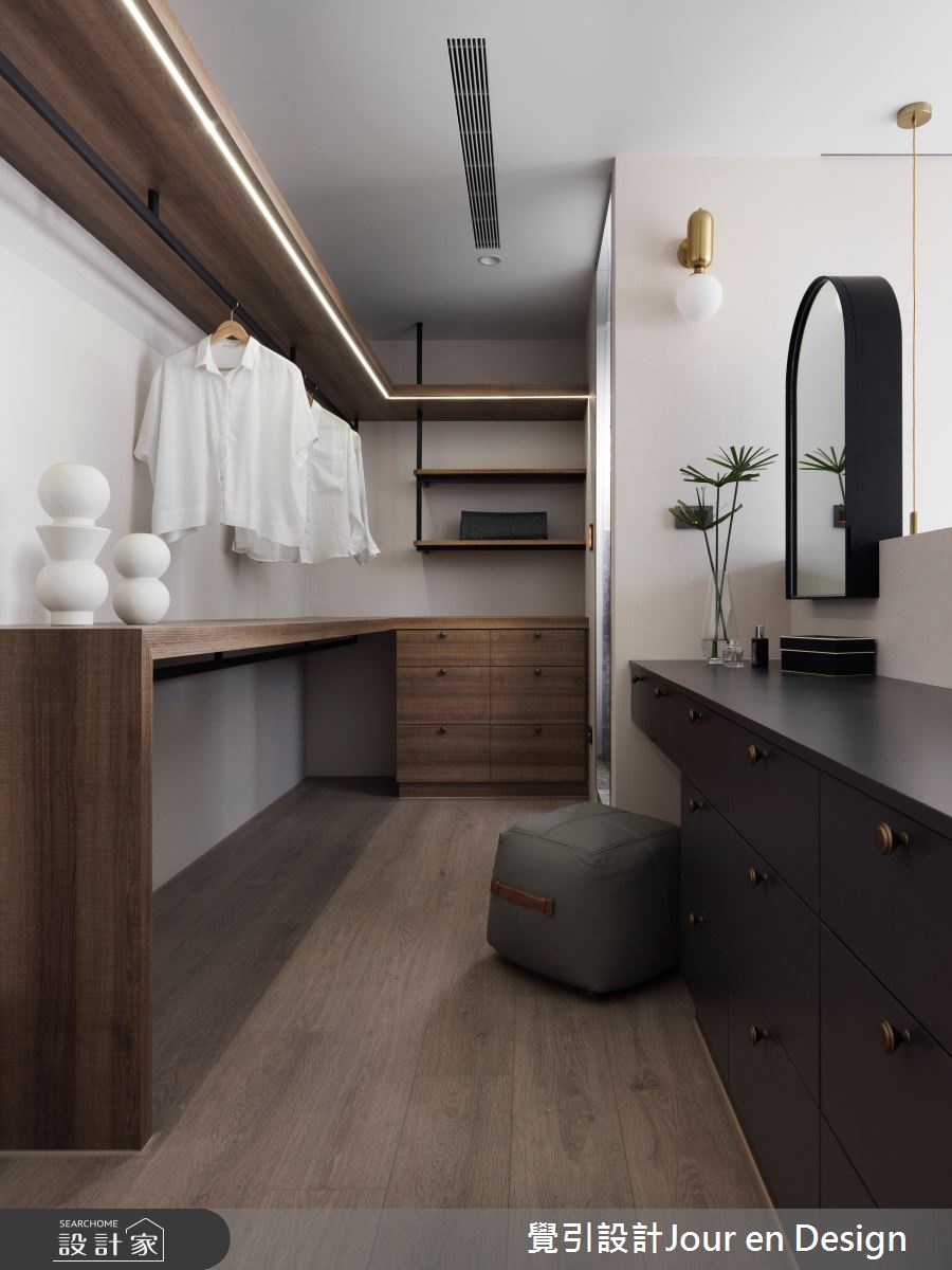 60坪毛胚屋＿現代風更衣間案例圖片＿覺引設計Jour en Design＿覺引_高雄_達麗宮廷之35