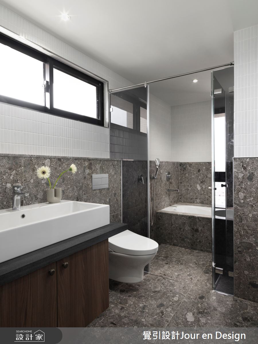 60坪毛胚屋＿現代風浴室案例圖片＿覺引設計Jour en Design＿覺引_高雄_達麗宮廷之36