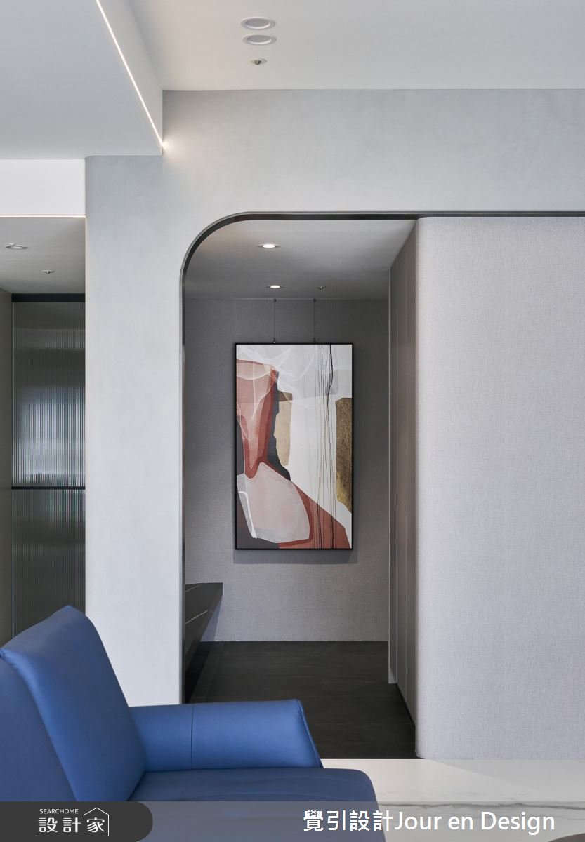 50坪毛胚屋＿現代風玄關客廳案例圖片＿覺引設計Jour en Design＿覺引_高雄_國王傳奇之5
