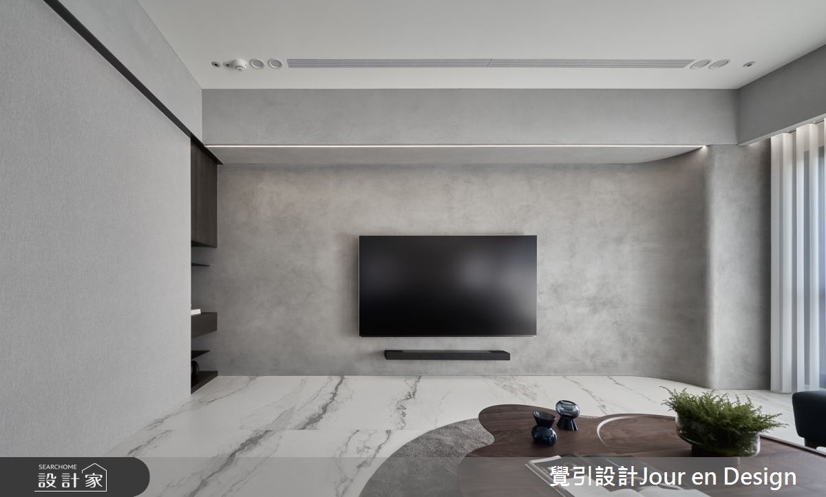 50坪毛胚屋＿現代風客廳案例圖片＿覺引設計Jour en Design＿覺引_高雄_國王傳奇之12