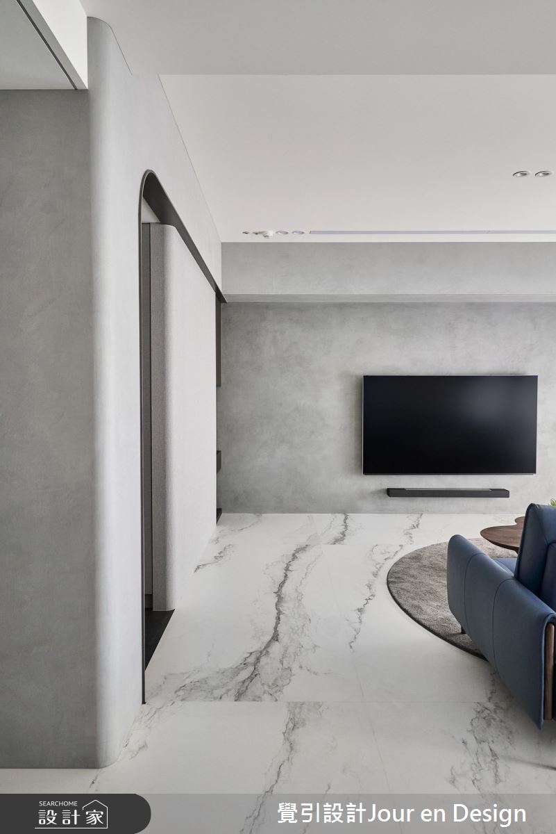 50坪毛胚屋＿現代風客廳案例圖片＿覺引設計Jour en Design＿覺引_高雄_國王傳奇之10