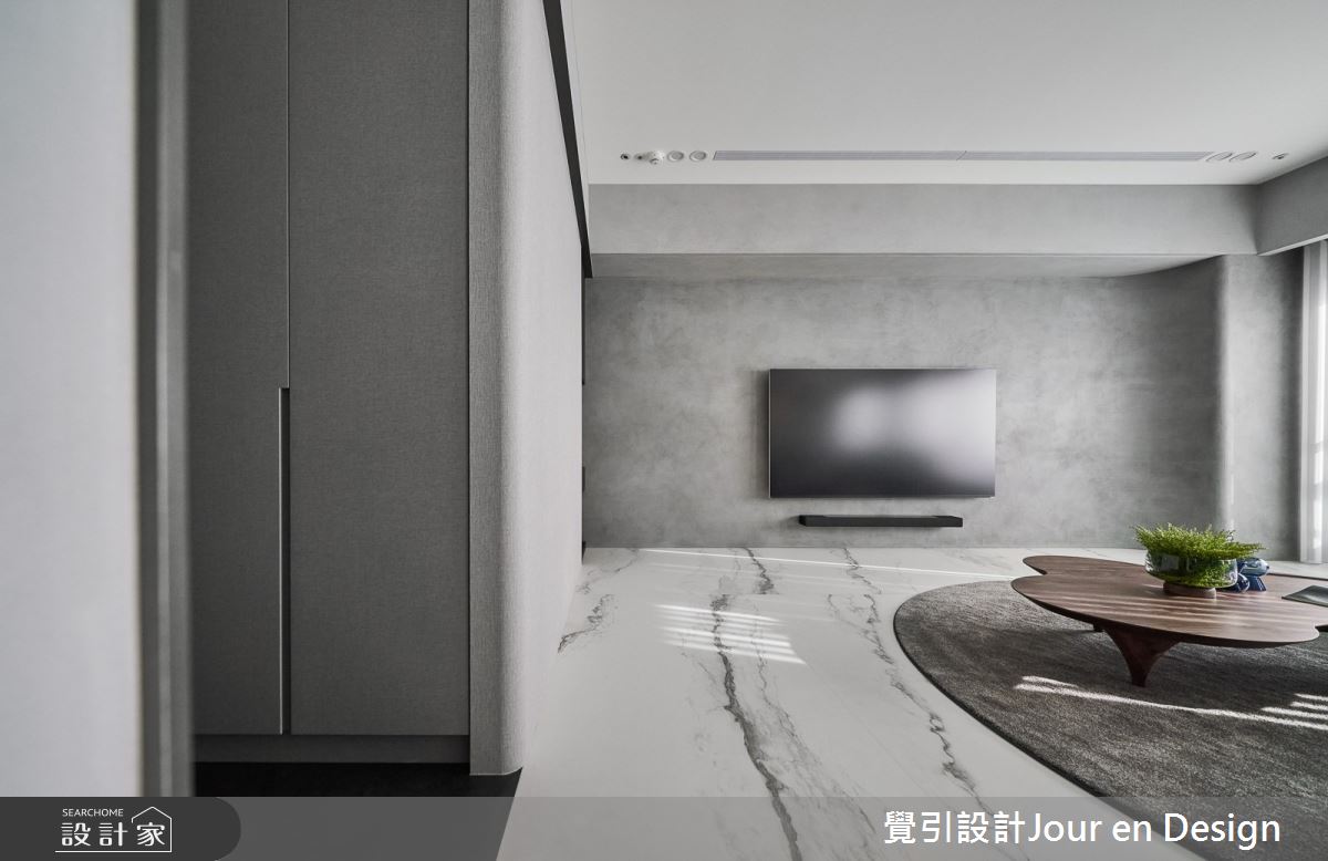 50坪毛胚屋＿現代風客廳案例圖片＿覺引設計Jour en Design＿覺引_高雄_國王傳奇之13