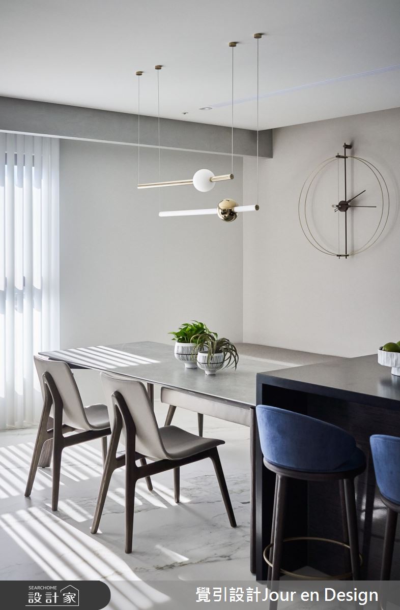 50坪毛胚屋＿現代風餐廳中島案例圖片＿覺引設計Jour en Design＿覺引_高雄_國王傳奇之27