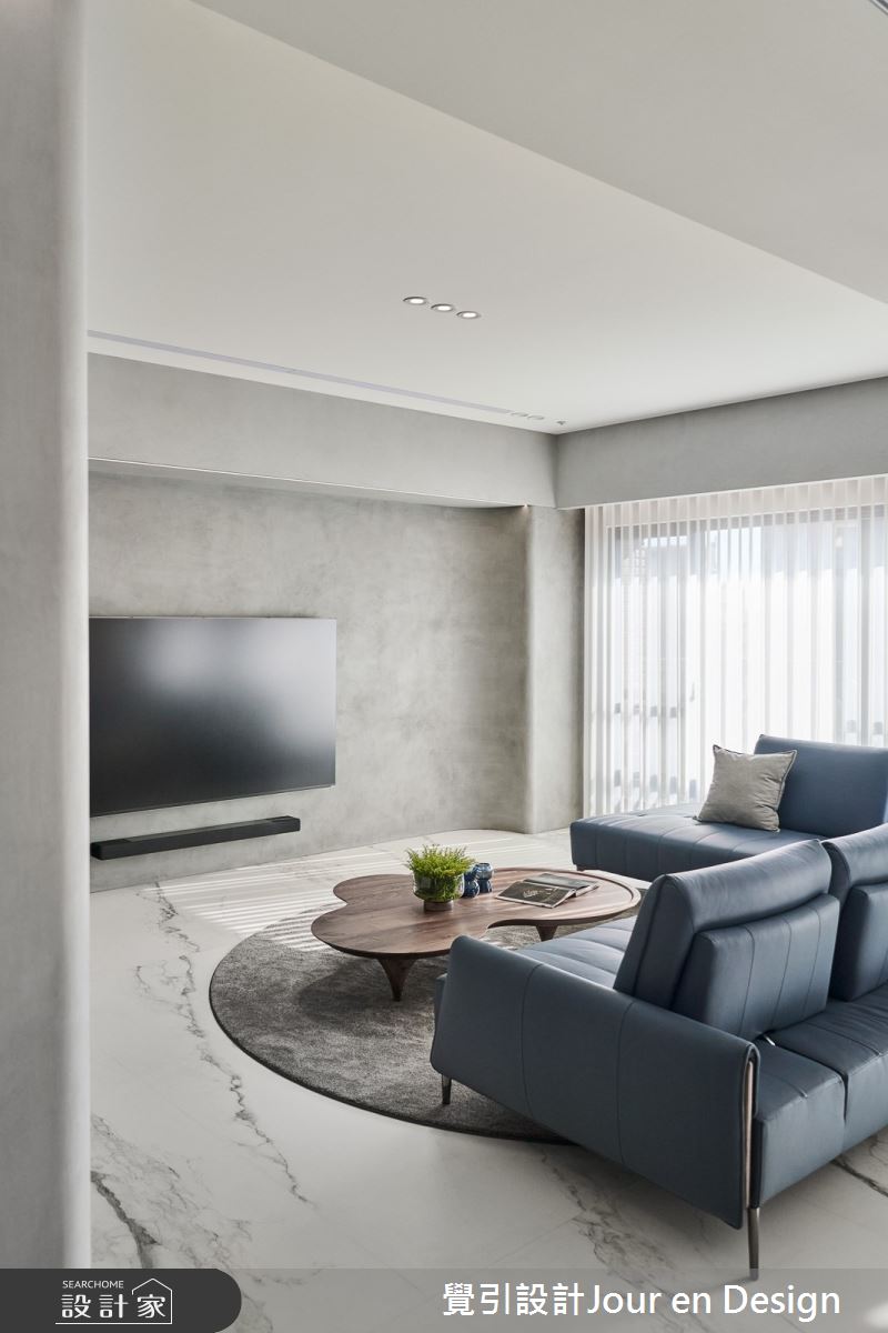 50坪毛胚屋＿現代風客廳案例圖片＿覺引設計Jour en Design＿覺引_高雄_國王傳奇之11