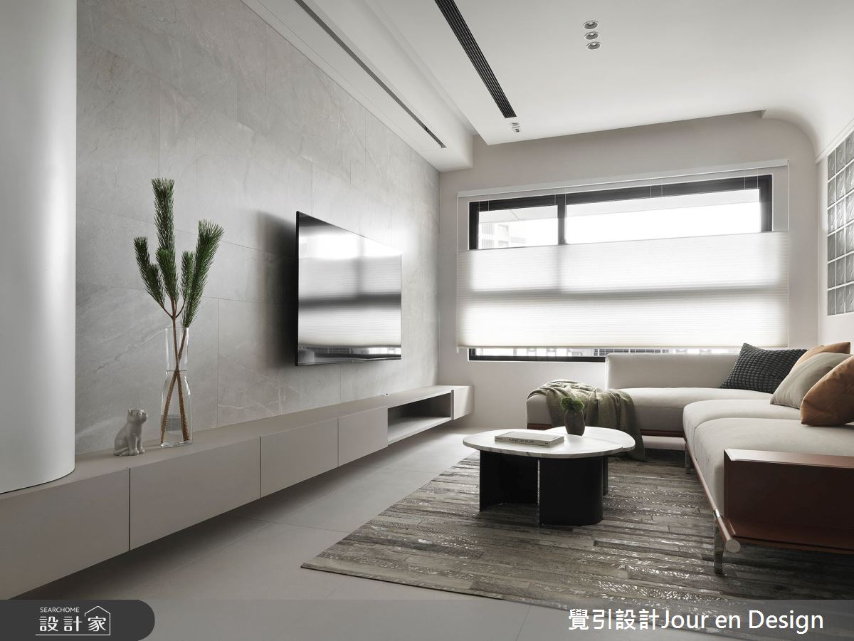 35坪毛胚屋＿現代風客廳案例圖片＿覺引設計Jour en Design＿覺引_台北_歲月靜好之1