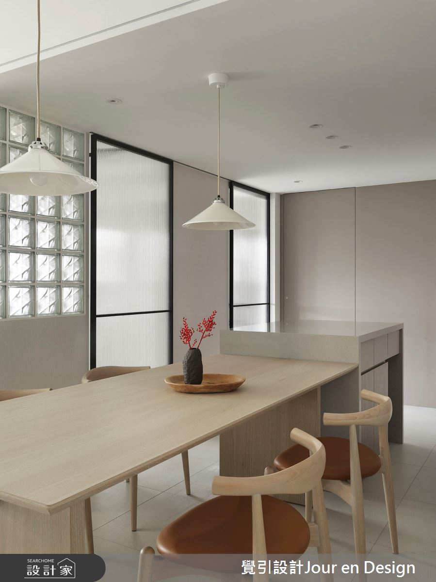 35坪毛胚屋＿現代風餐廳中島案例圖片＿覺引設計Jour en Design＿覺引_台北_歲月靜好之9