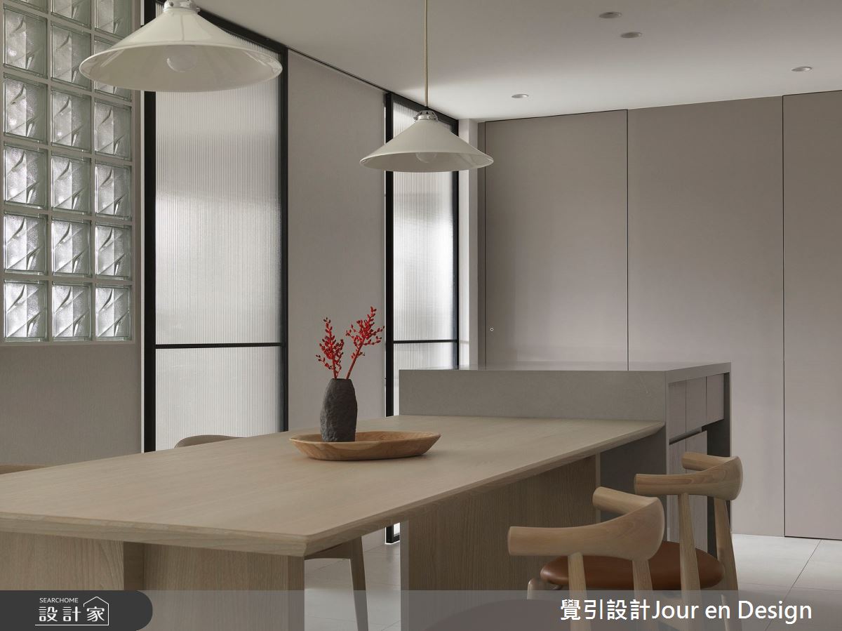 35坪毛胚屋＿現代風餐廳中島案例圖片＿覺引設計Jour en Design＿覺引_台北_歲月靜好之8