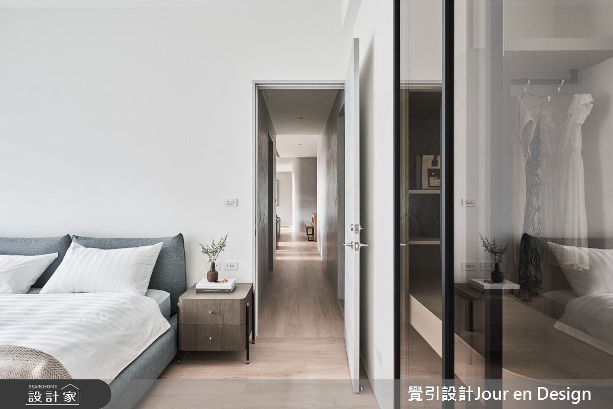 45坪新古屋(10年以下)＿現代風臥室案例圖片＿覺引設計Jour en Design＿覺引_台北_大同璽苑之25