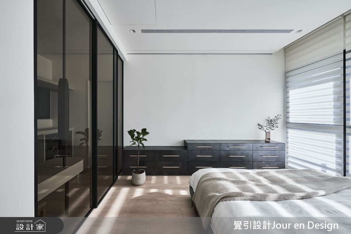 45坪新古屋(10年以下)＿現代風臥室案例圖片＿覺引設計Jour en Design＿覺引_台北_大同璽苑之27