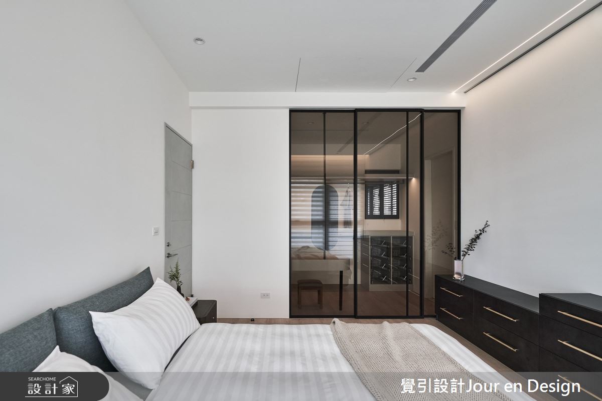 45坪新古屋(10年以下)＿現代風臥室更衣間案例圖片＿覺引設計Jour en Design＿覺引_台北_大同璽苑之28
