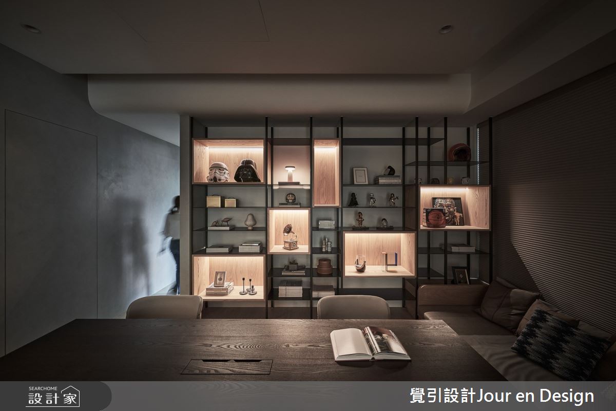 45坪新古屋(10年以下)＿現代風書房臥榻案例圖片＿覺引設計Jour en Design＿覺引_台北_大同璽苑之35