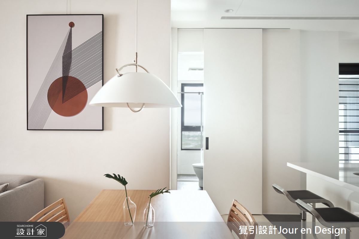 32坪新成屋(5年以下)＿現代風餐廳案例圖片＿覺引設計Jour en Design＿覺引_台南_愛書人天堂的住所之29