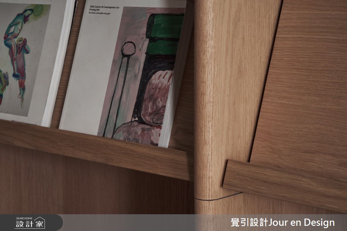 32坪新成屋(5年以下)＿現代風客廳案例圖片＿覺引設計Jour en Design＿覺引_台南_愛書人天堂的住所之37