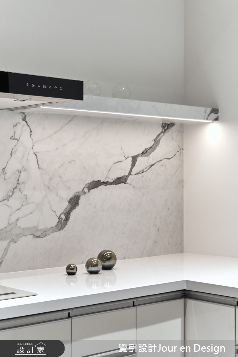 32坪新成屋(5年以下)＿現代風廚房案例圖片＿覺引設計Jour en Design＿覺引_台南_愛書人天堂的住所之28
