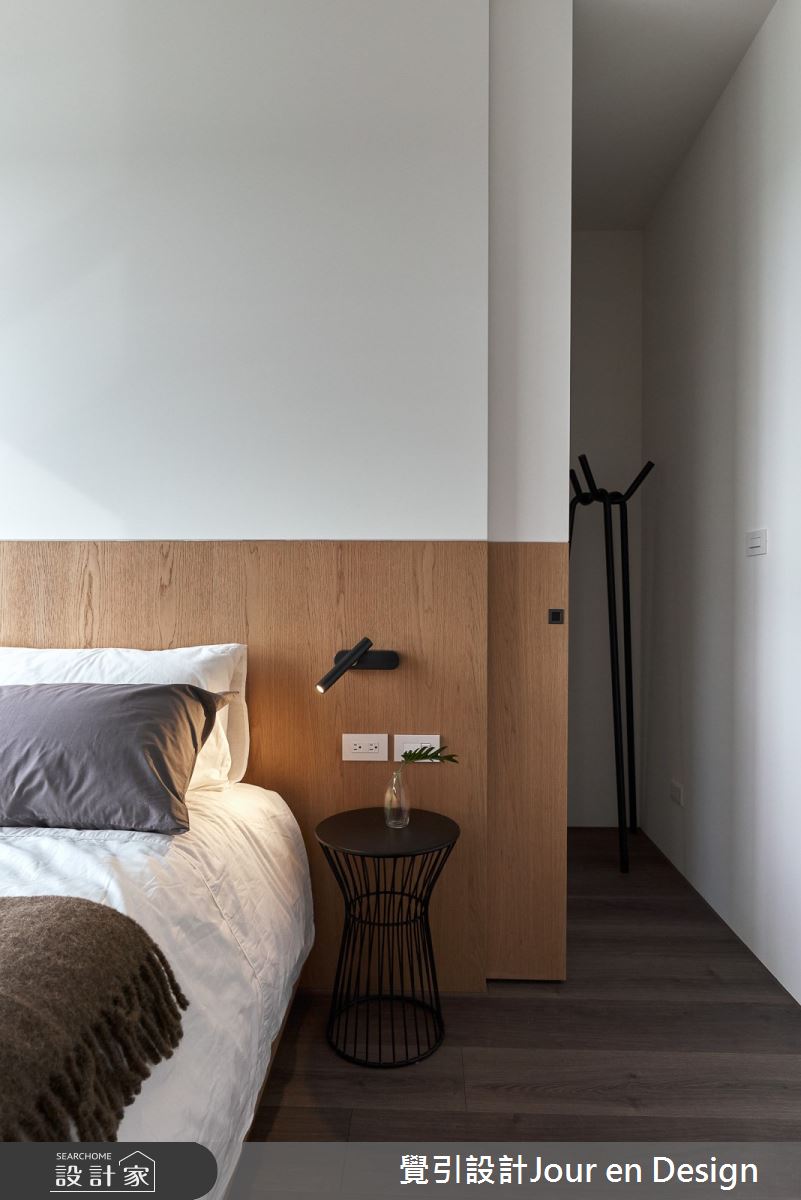 32坪新成屋(5年以下)＿現代風臥室案例圖片＿覺引設計Jour en Design＿覺引_台南_愛書人天堂的住所之32