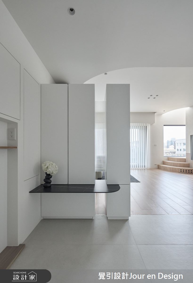 55坪毛胚屋＿現代風玄關案例圖片＿覺引設計Jour en Design＿覺引_日出L宅之1
