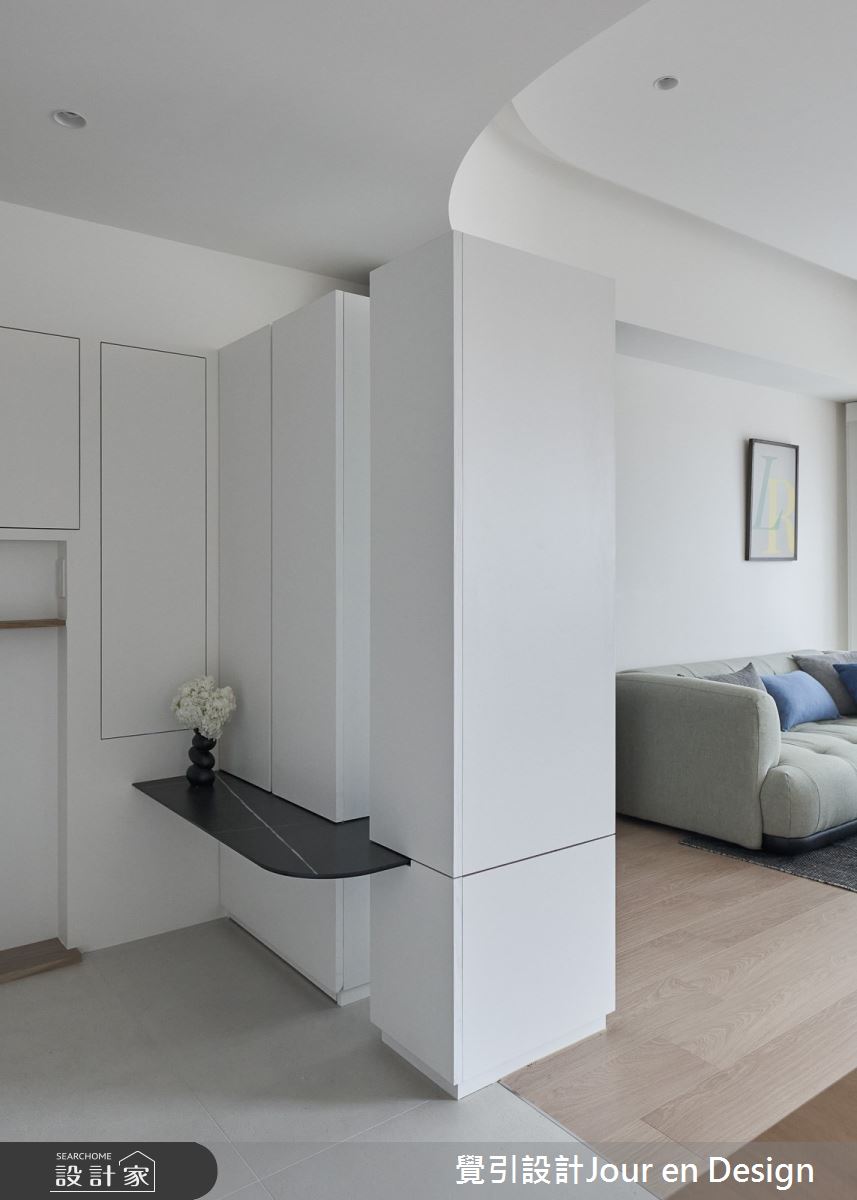 55坪毛胚屋＿現代風玄關案例圖片＿覺引設計Jour en Design＿覺引_日出L宅之2