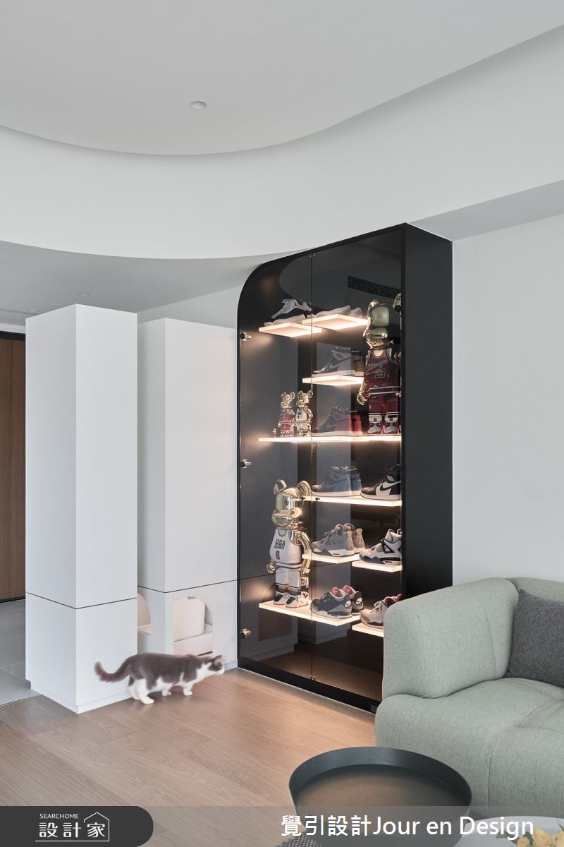 55坪毛胚屋＿現代風客廳寵物案例圖片＿覺引設計Jour en Design＿覺引_日出L宅之12