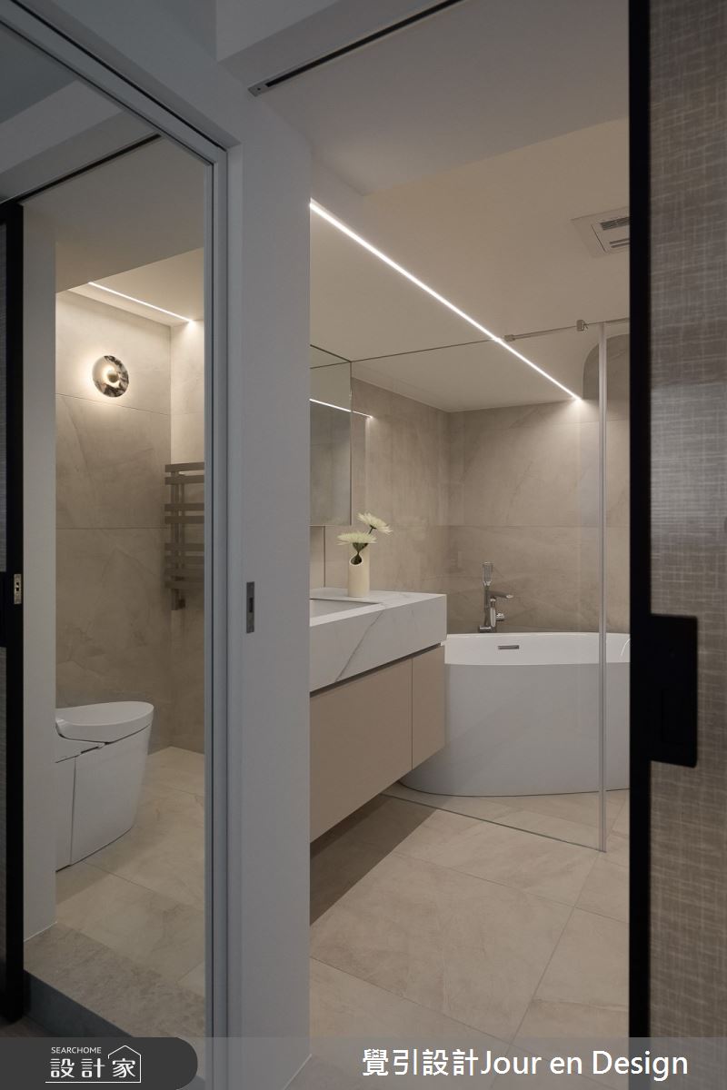 55坪毛胚屋＿現代風浴室案例圖片＿覺引設計Jour en Design＿覺引_日出L宅之40