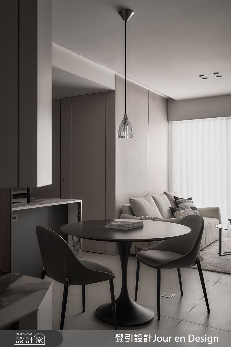 23坪新成屋(5年以下)＿現代風餐廳案例圖片＿覺引設計Jour en Design＿覺引_美術白天鵝之4