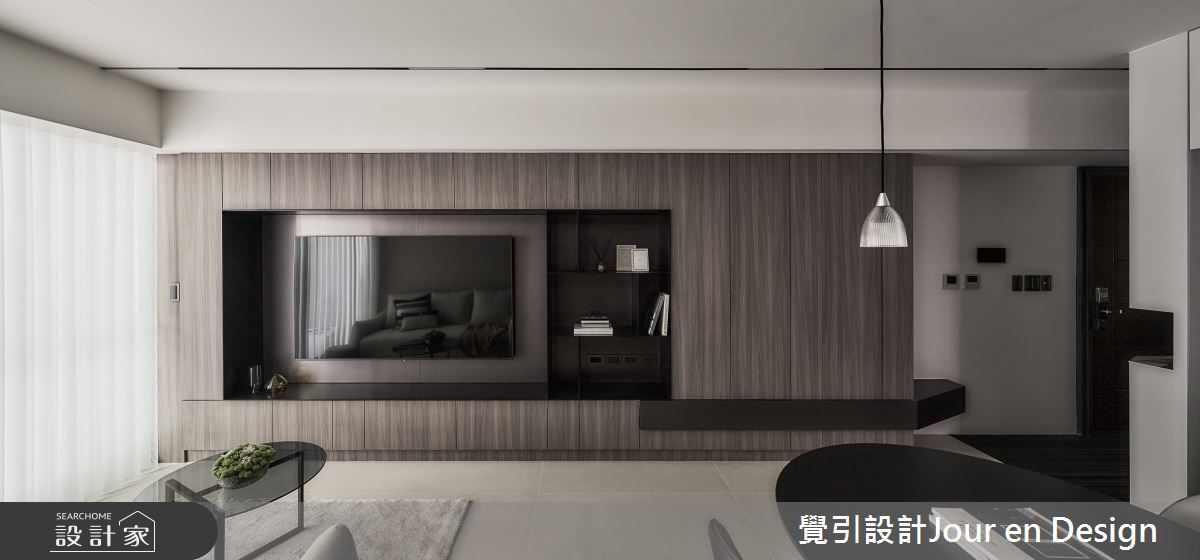 23坪新成屋(5年以下)＿現代風客廳餐廳案例圖片＿覺引設計Jour en Design＿覺引_美術白天鵝之14