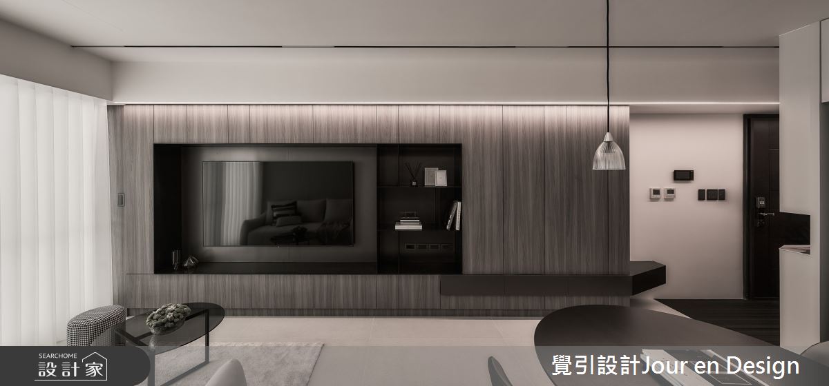 23坪新成屋(5年以下)＿現代風客廳餐廳案例圖片＿覺引設計Jour en Design＿覺引_美術白天鵝之15
