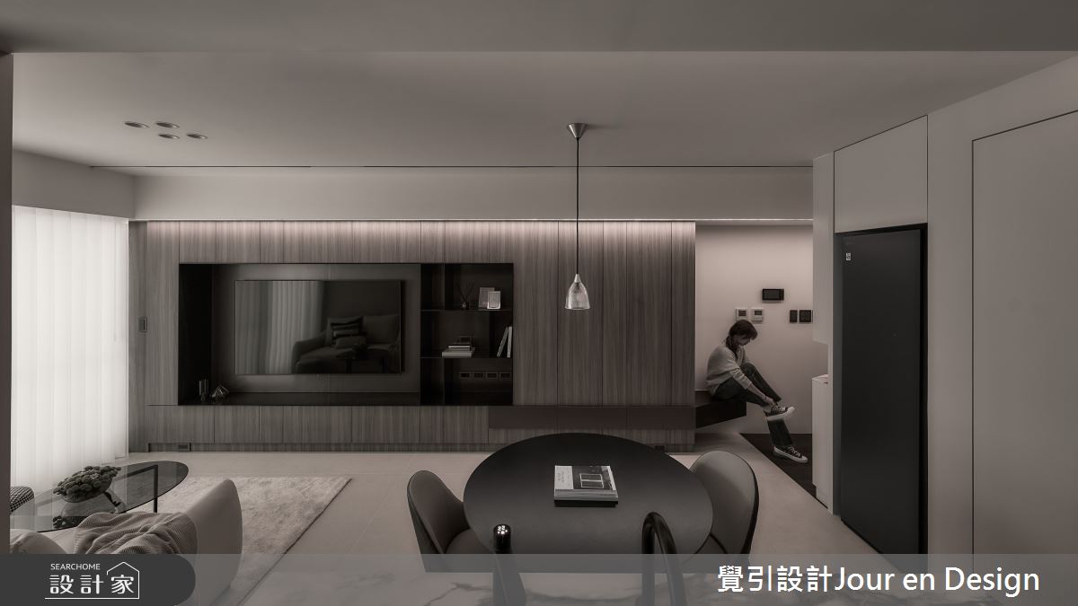 23坪新成屋(5年以下)＿現代風客廳餐廳案例圖片＿覺引設計Jour en Design＿覺引_美術白天鵝之16