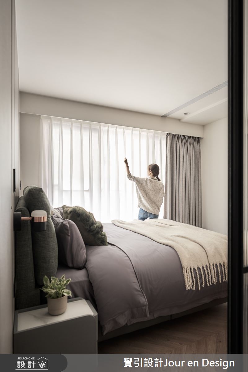 23坪新成屋(5年以下)＿現代風臥室案例圖片＿覺引設計Jour en Design＿覺引_美術白天鵝之26