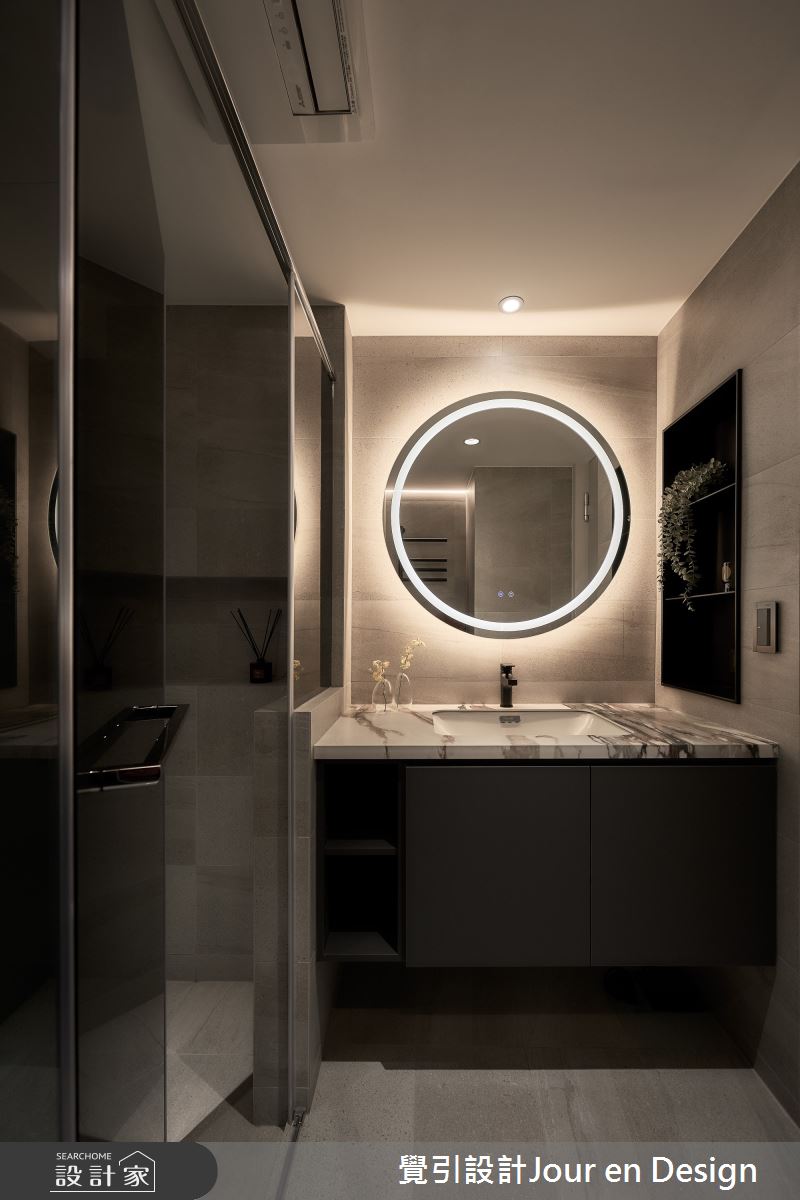 23坪新成屋(5年以下)＿現代風浴室案例圖片＿覺引設計Jour en Design＿覺引_美術白天鵝之33