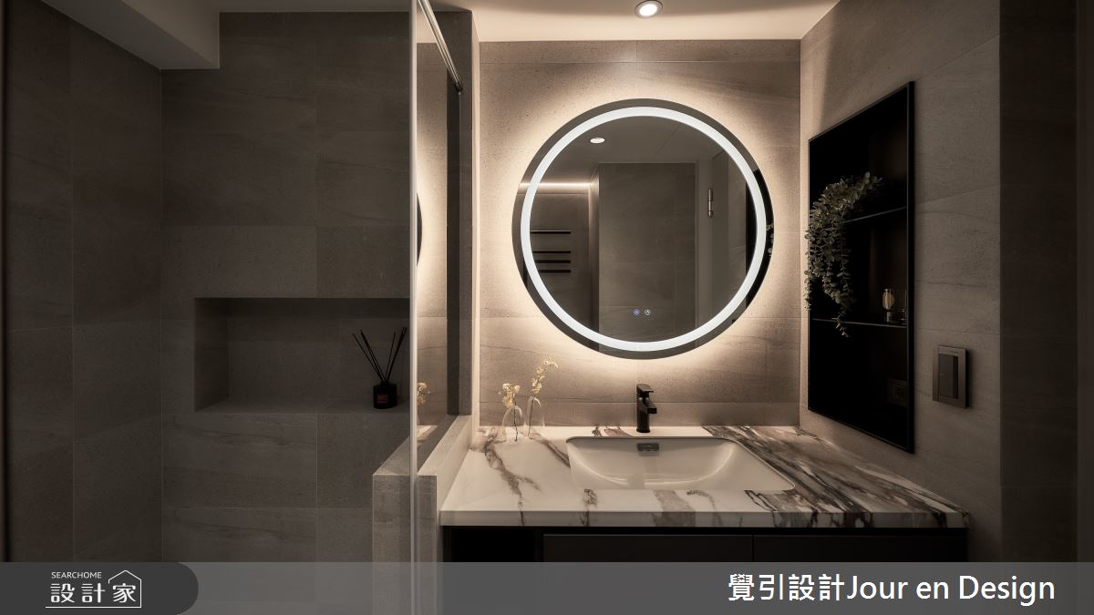 23坪新成屋(5年以下)＿現代風浴室案例圖片＿覺引設計Jour en Design＿覺引_美術白天鵝之36
