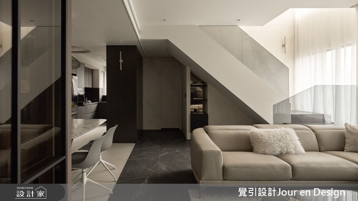 52坪毛胚屋＿現代風客廳餐廳案例圖片＿覺引設計Jour en Design＿覺引_日出C宅之3