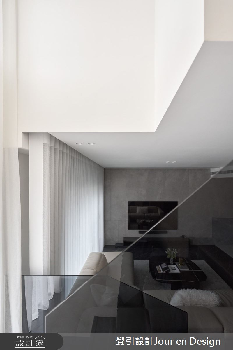 52坪毛胚屋＿現代風客廳樓梯案例圖片＿覺引設計Jour en Design＿覺引_日出C宅之17