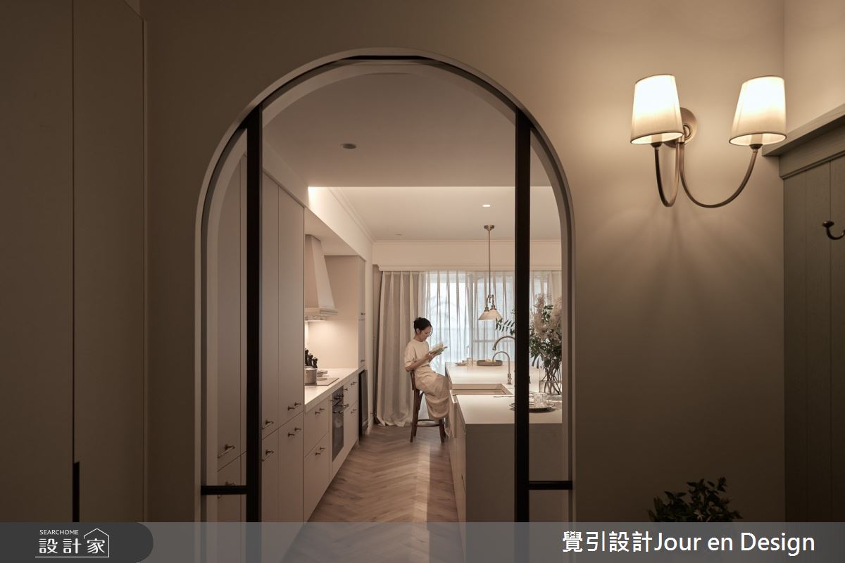 30坪新成屋(5年以下)＿英式風玄關案例圖片＿覺引設計Jour en Design＿覺引_英式茶韻之6