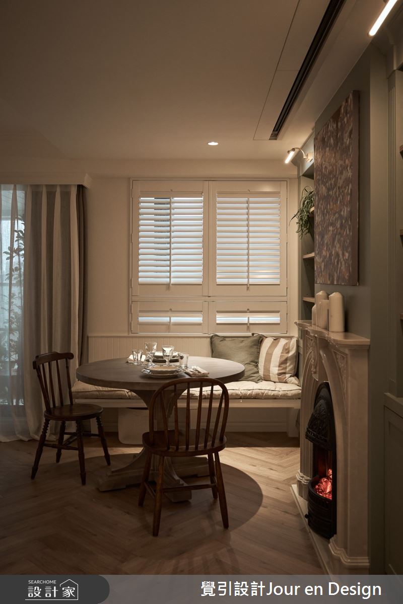 30坪新成屋(5年以下)＿英式風客廳案例圖片＿覺引設計Jour en Design＿覺引_英式茶韻之16
