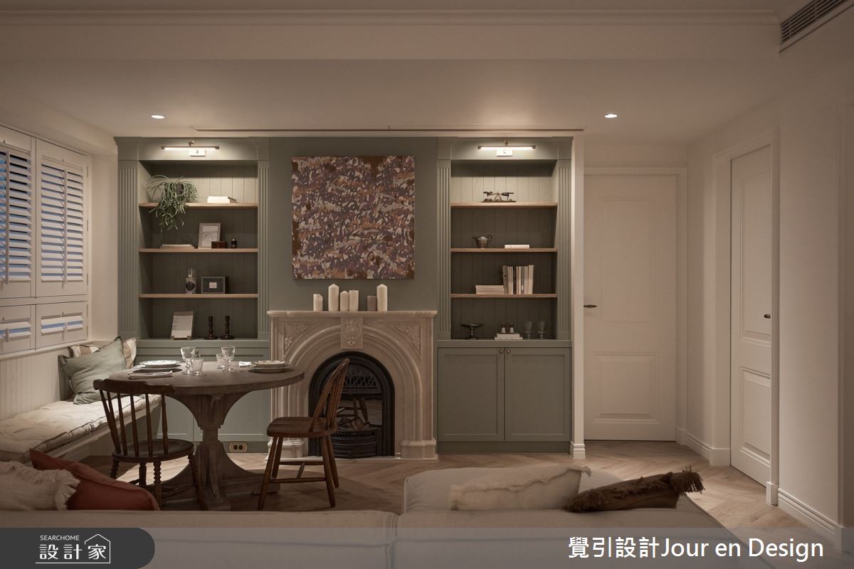 30坪新成屋(5年以下)＿英式風客廳案例圖片＿覺引設計Jour en Design＿覺引_英式茶韻之17