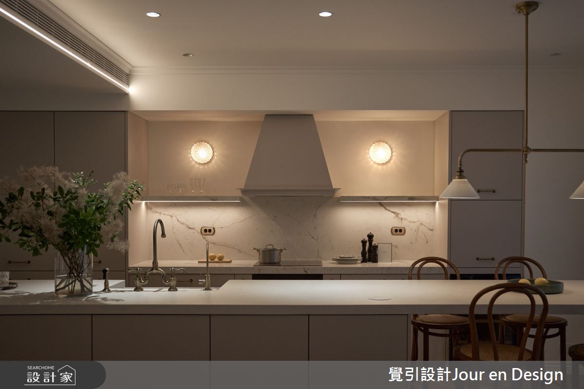 30坪新成屋(5年以下)＿英式風餐廳廚房中島案例圖片＿覺引設計Jour en Design＿覺引_英式茶韻之27