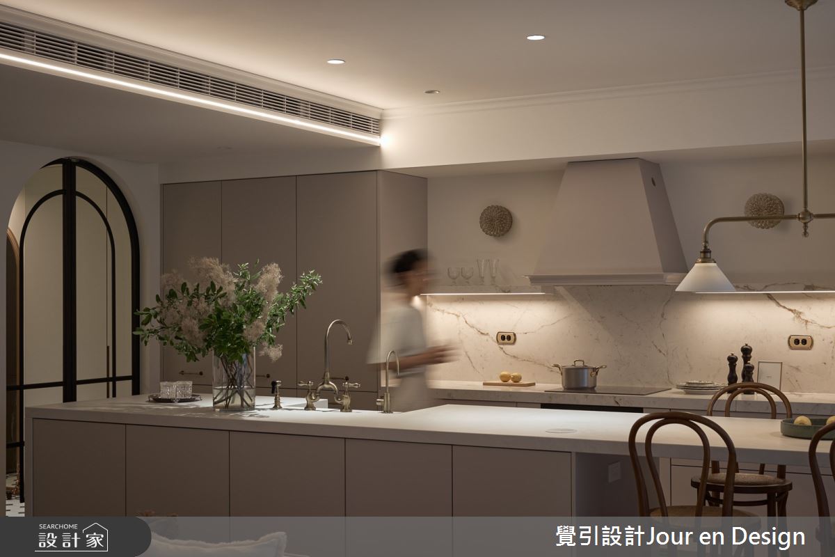 30坪新成屋(5年以下)＿英式風餐廳廚房中島案例圖片＿覺引設計Jour en Design＿覺引_英式茶韻之28