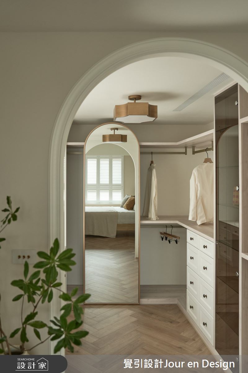 30坪新成屋(5年以下)＿英式風臥室更衣間案例圖片＿覺引設計Jour en Design＿覺引_英式茶韻之39