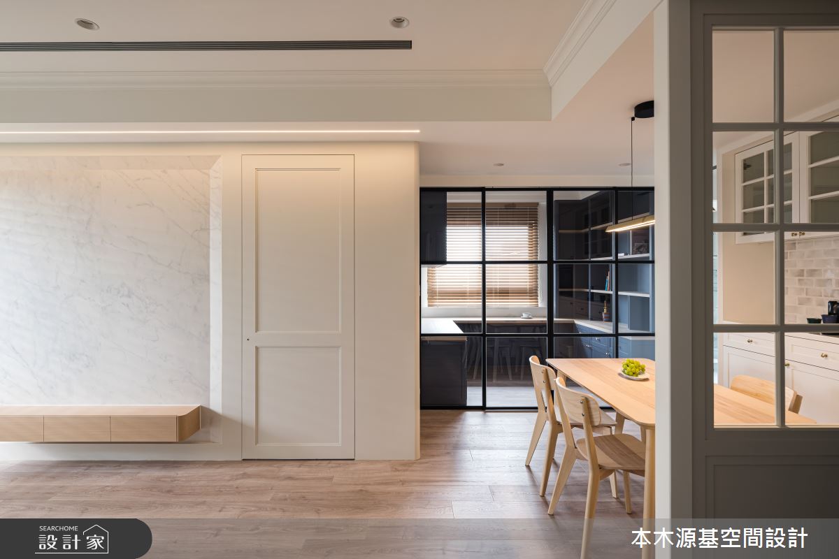 27坪毛胚屋＿美式風餐廳書房案例圖片＿本木源基空間設計＿本木源基_專屬的色彩平衡之7