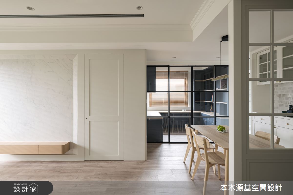 27坪毛胚屋＿美式風餐廳書房案例圖片＿本木源基空間設計＿本木源基_專屬的色彩平衡之5