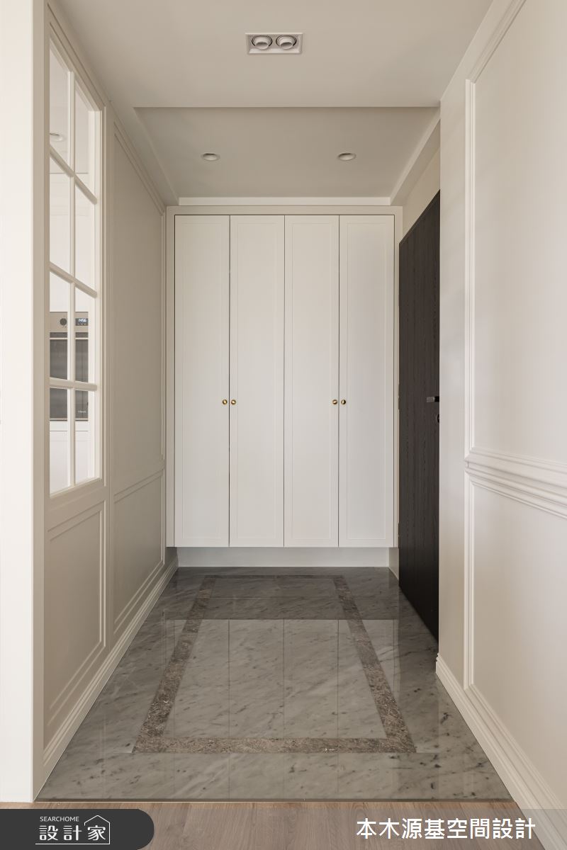 27坪毛胚屋＿美式風玄關案例圖片＿本木源基空間設計＿本木源基_專屬的色彩平衡之2