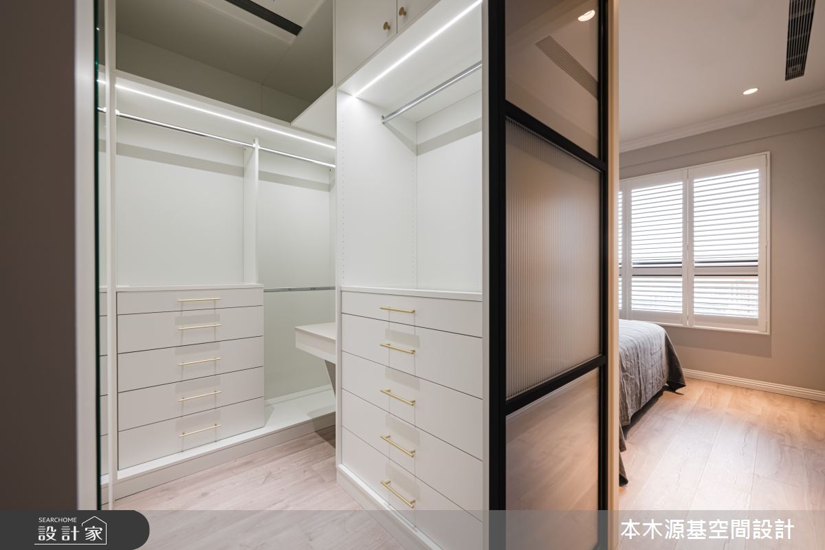 27坪毛胚屋＿美式風臥室更衣間案例圖片＿本木源基空間設計＿本木源基_專屬的色彩平衡之32