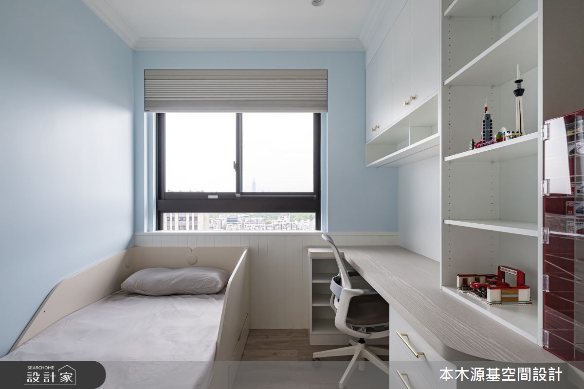27坪毛胚屋＿美式風兒童房兒童房客房案例圖片＿本木源基空間設計＿本木源基_專屬的色彩平衡之39