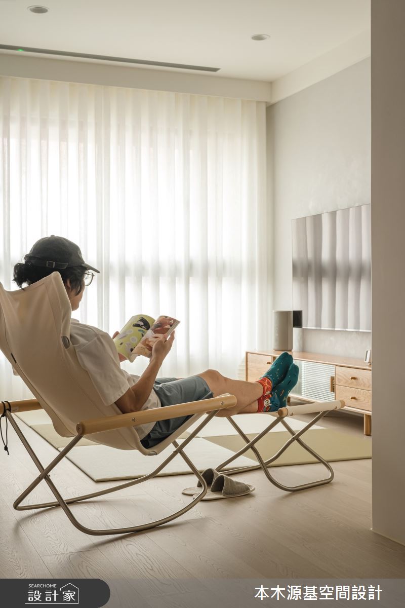 27坪中古屋(5~15年)＿日式無印風客廳案例圖片＿本木源基空間設計＿本木源基_輕•禪風的生活意象之26